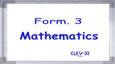 Form 3 - Mathematics (DLP)